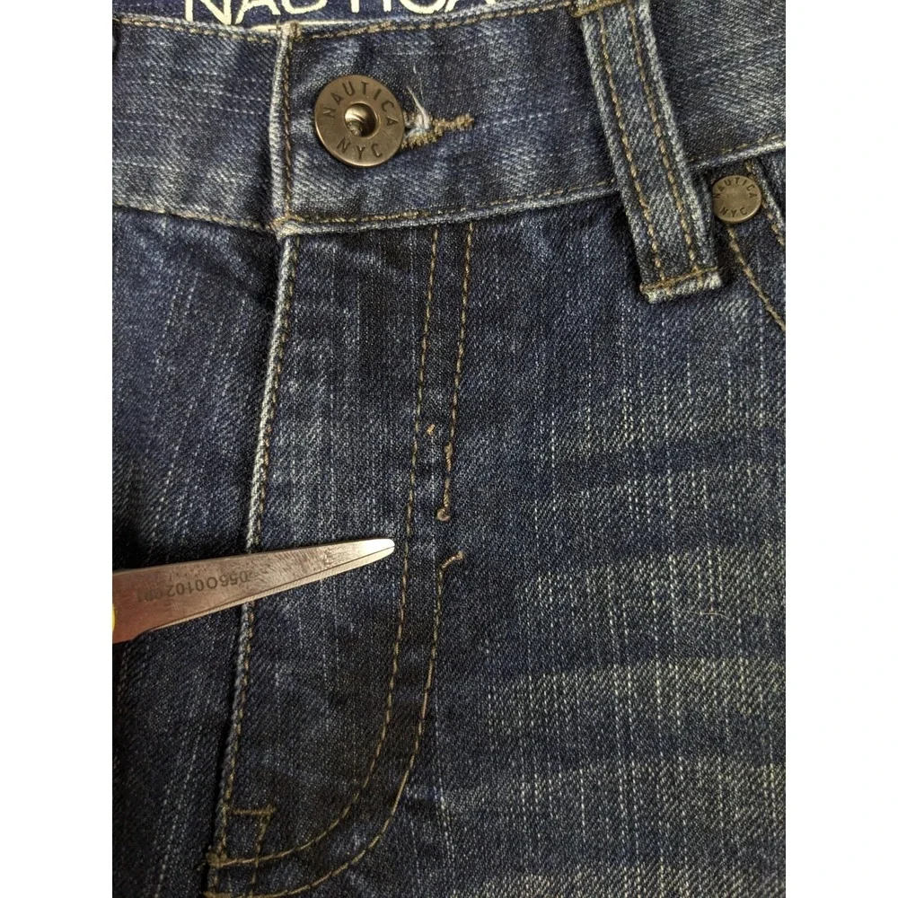 Nautica Girls Jeans Size 14‎ Straight Fit Cotton Blend Blue